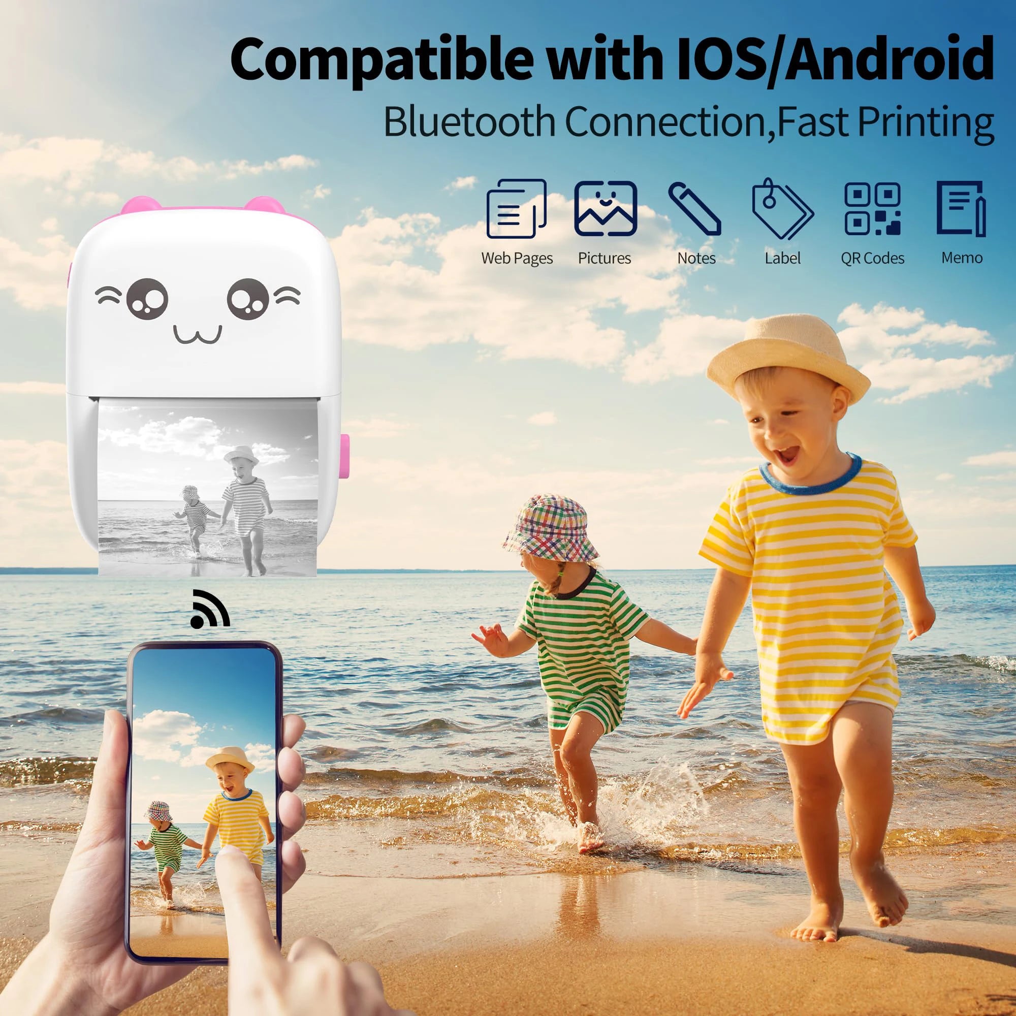 Axvero Portable Mini Printer