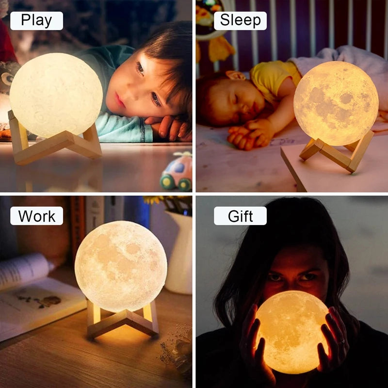 Axvero Moon Lamp LED Night