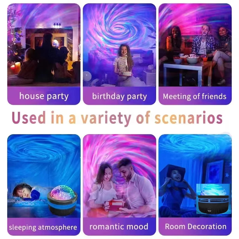 Axvero LED Galaxy Projector Light Colorful