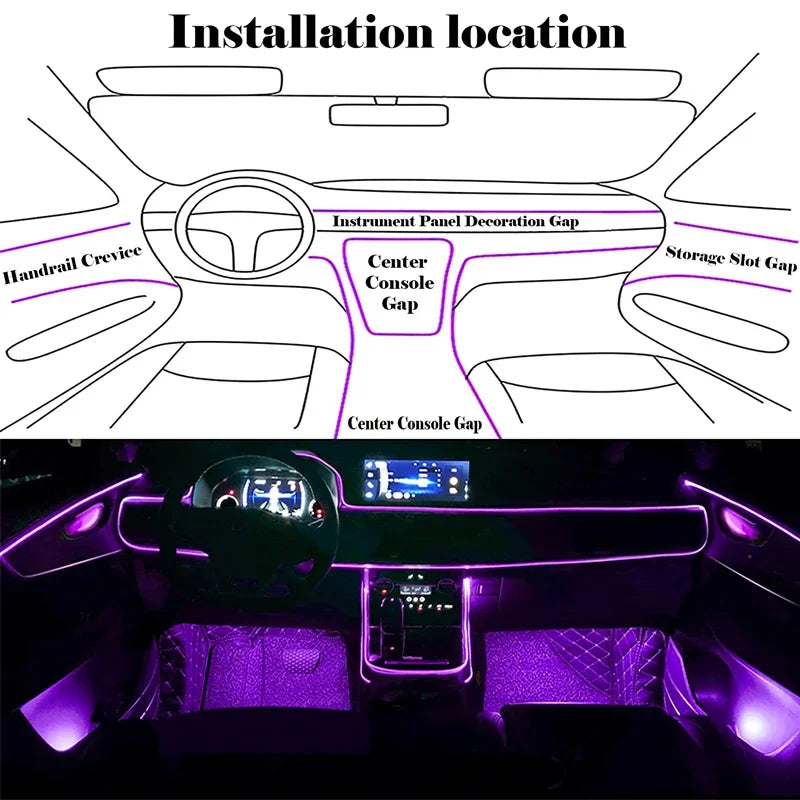 Axvero Ambient Car Light 12v