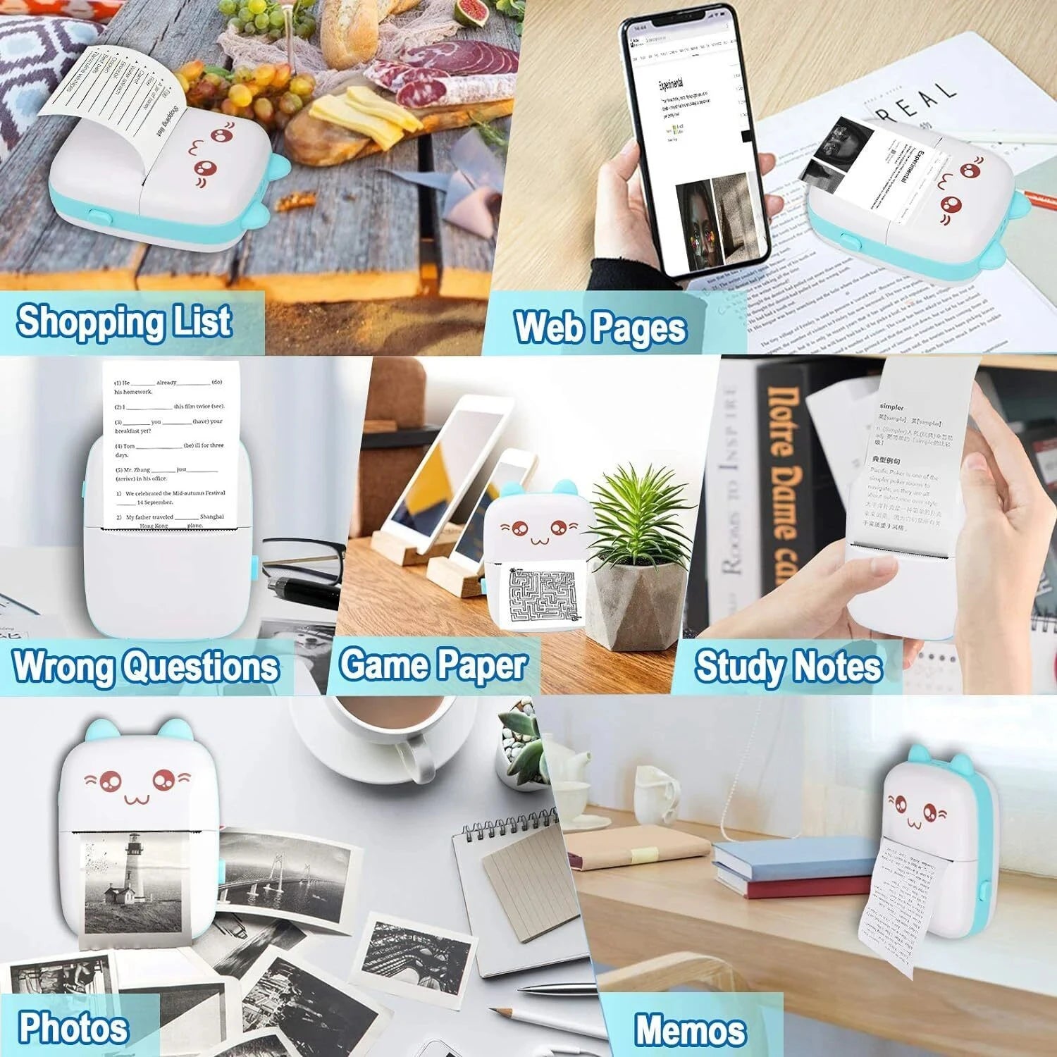 Axvero Portable Mini Printer